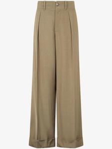 Брюки с драпировкой Roberto Cavalli, коричневый