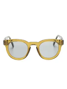 Солнцезащитные очки в круглой оправе Andy Wolf, зеленый