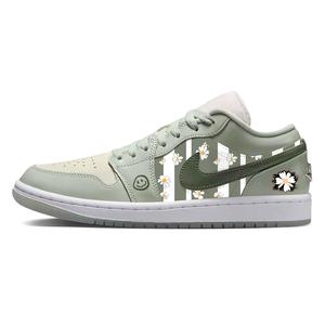 Jordan Баскетбольные кроссовки Air 1 Low Top Vintage, женские, зеленые