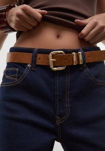 Ремень Stradivarius Belt, Dark Brown