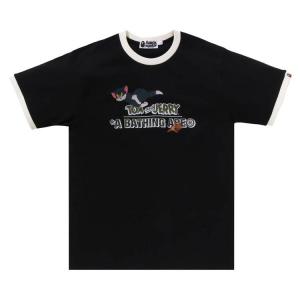 Футболка BAPE x Tom And Jerry 85th Ringer Tee, Black