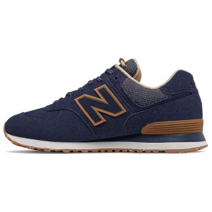 Кроссовки New Balance NB 574 Unisex, темно-синий/коричневый