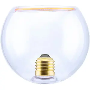 Светодиодная лампа LED Floating Globe 125 inside klar E27 1 шт. Дополнительно теплый белый цвет, LED Floating Globe 125 inside klar, E27, 4,5 Вт, CRI 90, диммируемая Segula, Klar