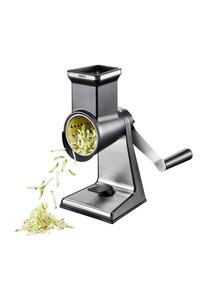 Терка барабанная Трансформа, с 3-мя барабанами, вырезанными лазером Gefu, silber/ schwarz