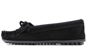 Туфли женские повседневные Women's Casual Shoes Women's Black Minnetonka
