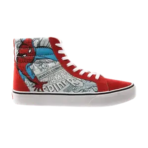 Кроссовки Marvel x Sk8-Hi Reissue Vans, красный