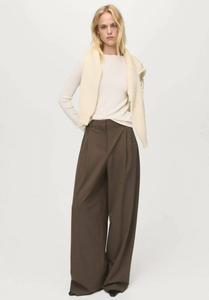 Топ Mango Long sleeved top, Off White/Off-White