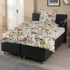 Постельное белье Dream Sleep Satin Aunt Luzi Colourful 135x200 см + 80x80 см Traumschlaf