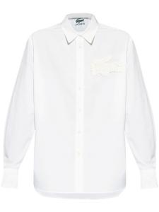 Lacoste рубашка с логотипом, белый