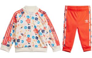 Детский комбинезон Pre-school Jumpsuits / Crawlers Adidas Originals, wonder white+light red