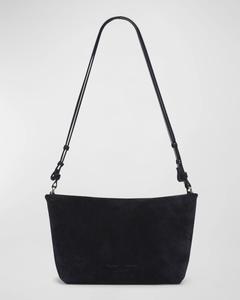 Замшевая сумка через плечо Bond на молнии Proenza Schouler, цвет Deep Navy