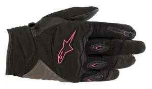Перчатки Stella Shore Alpinestars, черный/фуксия
