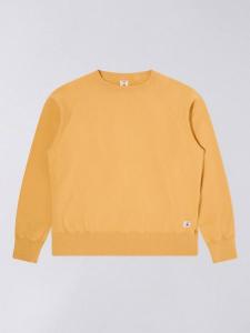 Свитшот из японского хлопка с рукавом реглан Edwin, Mustard