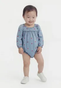 Блузка с сердечками Gap, Medium Indigo