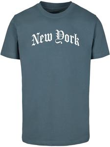 Футболка New York Wording Tee Mister Tee, синий