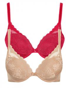 Бюстгальтер пуш-ап Lisca, цвет red-sweet almond