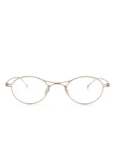 Очки в круглой оправе Giorgio Armani, золотистый