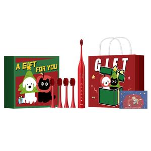 Электрическая зубная щетка AUX, красный