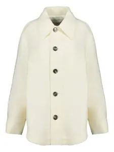 Шерстяная куртка Ami Paris, нейтральный