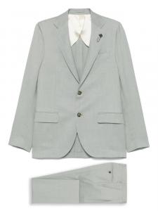 Костюм с однобортным пиджаком Lardini, синий