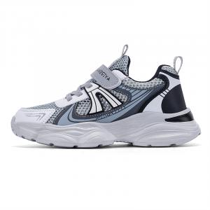 Детские кроссовки для бега QIQUDUCK, белый/серый