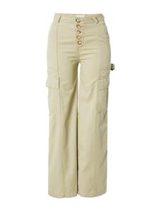 Широкие брюки-карго Warehouse, пастельный зеленый