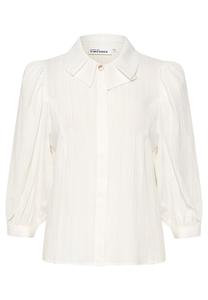 Блузка на пуговицах Frostykb Karen by Simonsen, ярко-белая