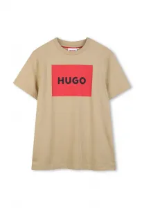 Футболка с принтом Hugo Kids, Stone