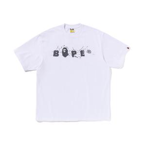 Футболка с принтом логотипа A BATHING APE, белый