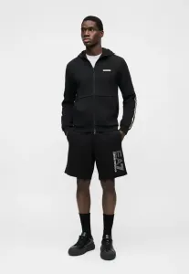 Худи с логотипом поезда, мужская, унисекс, с лентой. Ea7 Emporio Armani, Black