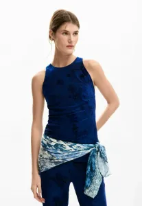 Блузка «ночной сад» Desigual, Blue