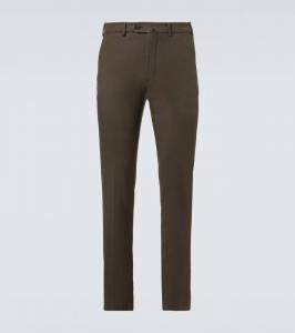 Карло чинос из хлопковой смеси Loro Piana, Coal Green