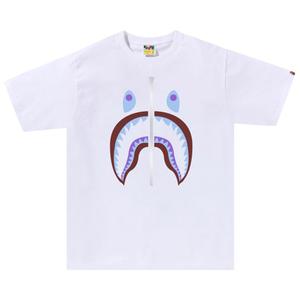 Футболка BAPE Colors Shark, Белая