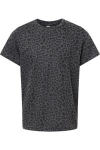 Футболка из тонкого джерси LAT Youth, цвет black leopard