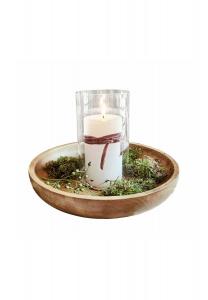 Коричневый подсвечник Rocio Loberon, коричневый