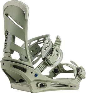 Крепления Burton для сноуборда Mission Re:Flex, мужские, размер Large, цвет "тальк-зеленый", Black