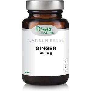 Platinum Range Ginger Пищевая добавка с имбирем 400 мг 30 капсул Power Health