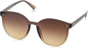 Солнцезащитные очки Circus NY by Sam Edelman CC596 Fun Round с защитой от УФ-излучения UV400 — модный подарок для нее, диаметр линзы 51,7 мм, Brown