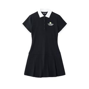 FILA FUSION Короткое платье с короткими рукавами Culture для женщин Jet Black