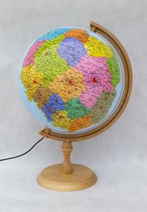 Зачем, научная игрушка польский административный и физический глобус. ZACHEM