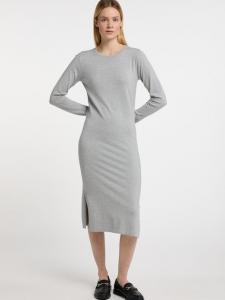 Трикотажное платье Dreimaster, серый