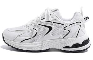 HUANQIU Женские кроссовки Low-Top Chunky бело-черные, цвет White Black