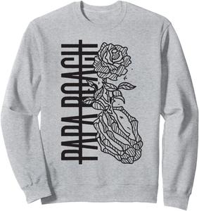 Толстовка Thorns Papa Roach, серый