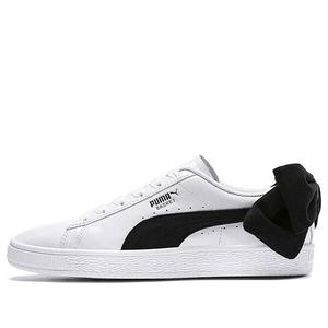 Кроссовки basket bow 'white' Puma, черный