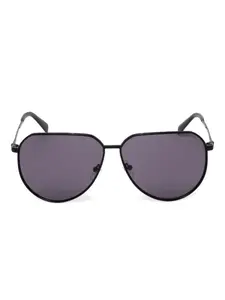 Солнцезащитные очки овальной формы Guess, черный