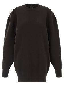 Платье «Скульптурный двойной слой» TOM FORD, коричневый