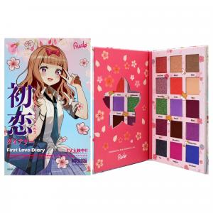 Палитра прессованных пигментов и теней Manga Collection - First Love Diary от Rude Cosmetics для женщин - 0,77 унции Rude Cosmetics, Small