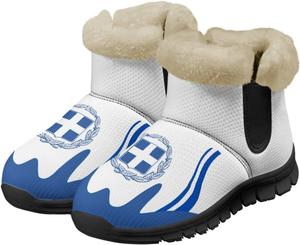 Женские зимние ботинки Jeiento для стран Северной Европы, утепленные повседневные ботинки для прогулок, Greece