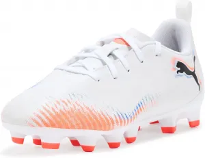 Футбольные бутсы Puma Future Play для детей и подростков, для искусственного газона, белый/черный/красный
