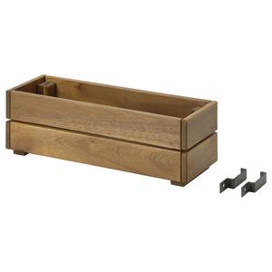 Ящик для цветов, уличный, акация, 43×15 см IKEA Stjärnanis
